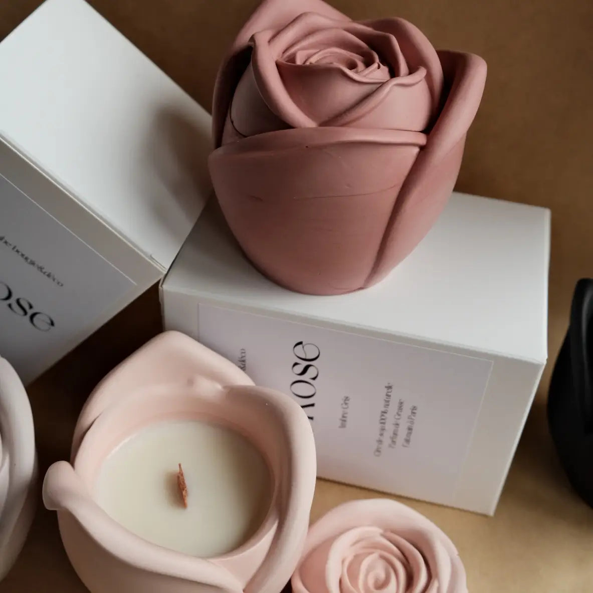 Scented Rose Jar Candle